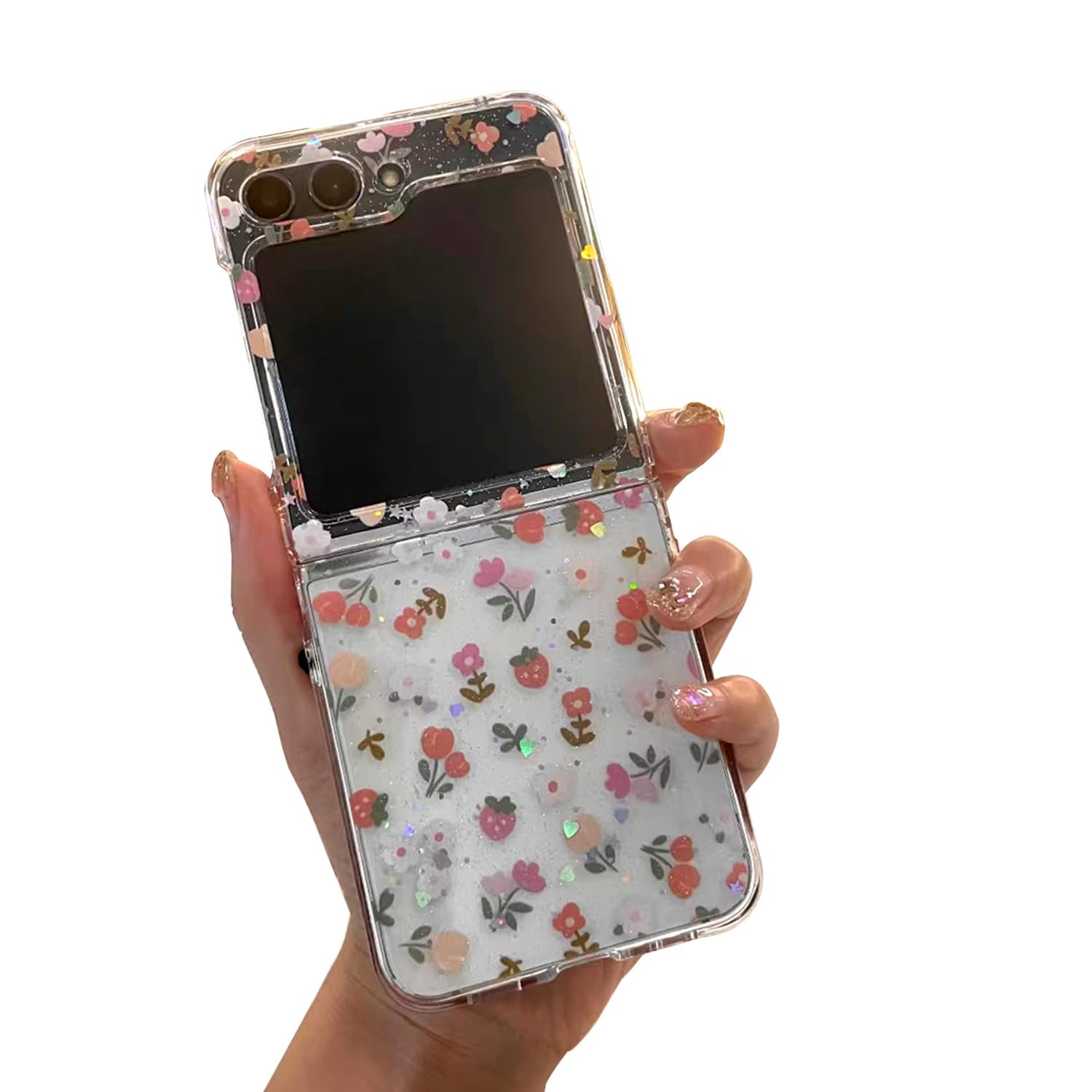 Amazon.com: GO-VOLMON Cute Woman Case for Samsung Galaxy Z Flip 6
